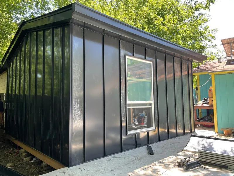 Black standing seam metal wall panels for Roof Inspection in Fort Campbell North